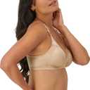 Bali Women's Double Support Wireless Bra, Comfortsoft Full-coverage Wirefree Bra, Df3820 (Beige) 38D