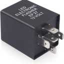 EP27 5 Pin LED Flasher Relay for Hyper Flash Fix, Compatible with Ford Dodge Chevrolet Lincoln Mercury Mazda, LED Turn Signal Blinker Relay