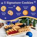 Royal Dansk Danish Butter Cookies, Holiday Cookie 4 Pack, Gift Tin, 45.2 oz (EXP 11/12/26)