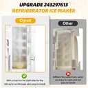 Upgraded 243297609 243297613 Ice Maker Replacement Refrigerator Ice Makers Fits for Frigidaire Ice-Maker 243297613, for Electrolux Icemaker Replacement Parts, Replaces 243297606, 6-Pin