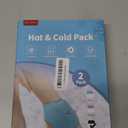 Comfytemp Ankle Ice Pack Wrap for Plantar Fasciitis, Swelling, Foot Pain Relief, Gel Ice Packs for Injuries Reusable, Hot Cold Compress for Achilles Tendonitis Sprained Ankles Men Women, 2 Packs, Blue (Standard)