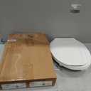 Centoco 2 inch Raised Toilet Seat for Seniors, Elongated, Closed Front with Cover, Plastic, Made in the USA, HL800STS-001, White