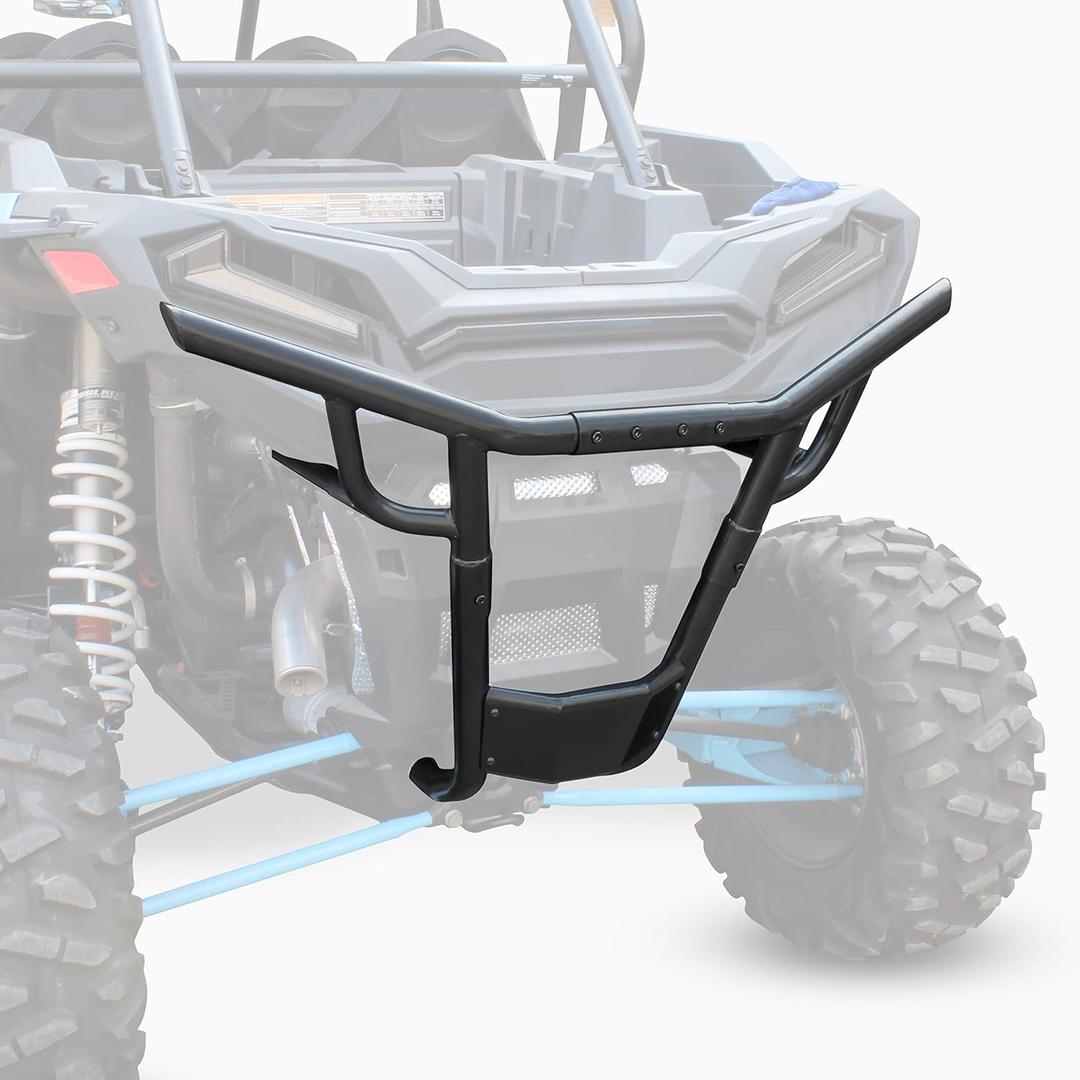 SAUTVS Rear Bumper for 2019-2023 RZR 1000 XP / XP4, Rear Low Profile Bumper Heavy Duty Brush Guard for Polaris RZR 1000 XP/XP 4 1000 Sport Turbo 2019-2023 Accessories (Replace #2884020)