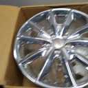 New Single 18x7 Inch 18 Inch 18" Premium Aluminum Alloy Wheel Rim Fits for Jeep Cherokee 2014 2015 2016 2017 2018, OE Direct Fit Replacement Rim, ALY09132A80N, Polished Silver