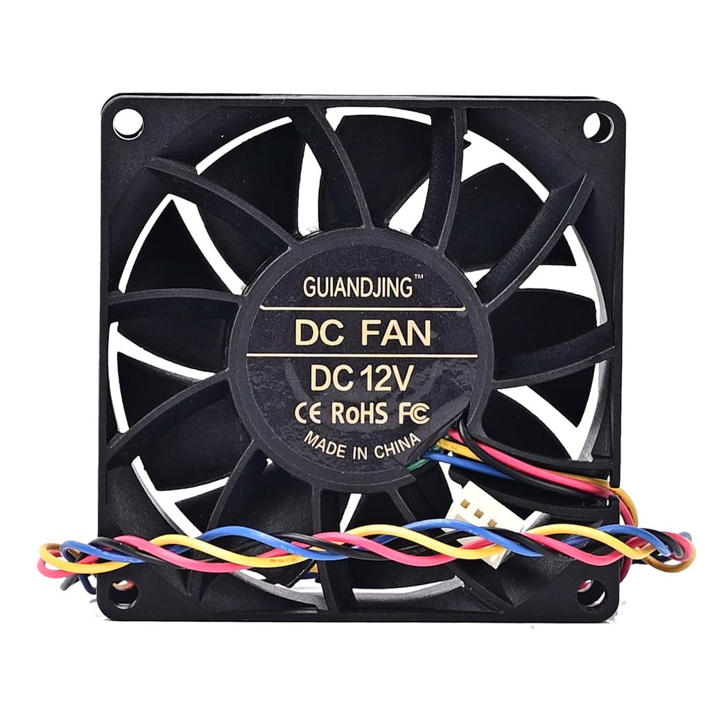8025 Cooling Fan 80mm X 25mm DC 12V PWM 4Pin Ball Bearing Brushless