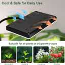 LBW Grow Light for Indoor Plants, Quad-Head Standing Plant Light, Full Spectrum, Wide Coverage, 63 Adjustable Height, Plug & Play