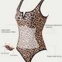 SUUKSESS Women Sexy Tummy Control One Piece Swimsuits High Cut Bathing Suit 2026 (Black, M)