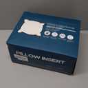 JOJOGOGO 12x20 Outdoor Lumbar Pillow Insert Waterproof Set of 4 Outdoor Lumbar Pillows for Patio Furniture Garden Swing and Front Porch