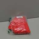 Ficerd 3 Pack Women's Short Sleeve Cotton T-Shirts V Neck Ribbed Slim Fit Tops Ladies' Casual Summer Basic Tee (Medium, Light Blue, Coral Pink, Red)