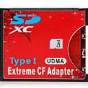 BR & TD SDHC SDXC to CF Memory Card Adapter Reader Type I CF to SD Card Converter