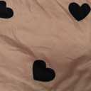 Ekouaer Pajama Sets for Women 2 Piece Soft Lingerie Sleepwear Cute Print Cami Pj Shorts Set Lace Nightwear (Medium, Black Heart)