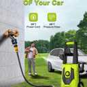Jet Nozzle High Pressure Hose Nozzle for Garden Hose for Car Washing, Garden Cleaning, Patio