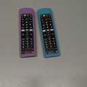 (2+2 Packs) Replacement Remote Control No Setup Fit LG TV Remote with Anti-Lost Soft Protective Silicone Cover Case Blue & Purple, Universal for LG All Smart LCD LED HDTV UHD OLED 3D 4K TVs
