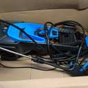 Electric Pressure Washer, 5000PSI 3.2GPM Power Washer with Hose Reel, Foam Cannon, Car Washing Machine with 20FT Hose, 35FT Cord, High Pressure Washer for Deck, Driveway, Patio, Blue