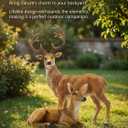 Resin Female Deer & Standing Male Deer Figurine Animals Statue Home Garden Yard Ornament Lawn Outdoor Patio Decor