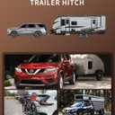 Class 3 Trailer Hitch 2-Inch Receiver Compatible with 2021–2025 Nissan Rogue | 3,500 lbs GTW / 525 lbs TW | Custom Fit Tow Hitch