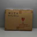 22x17 Inch Lighted Vanity Mirror with Dimmable LED Lights - 3 Color Modes, Smart Touch Control & 360 Rotating Base - Desk Makeup Mirror (White)