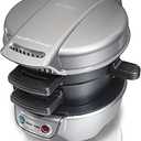 Hamilton Beach Breakfast Sandwich Maker Black, Silver