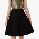 GRACE KARIN Girls Sequin Party Dress Holiday Birthday Dance Formal Halter Cutout Waist Trendy Prom Dress Size 12 Year
