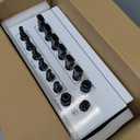 6 String Metal Solar Combiner Box, PV Combiner Box with 20A Rated Current Fuse, Surge Protective Device & 63A Air Circuit Breaker (6 String) (6 String)
