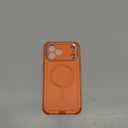 ESR for iPhone 17 Pro Max Phone Case with Stash Stand, 7X Military-Grade Drop Protection with Camera Control, Shock-Absorbing Rugged Cover, Compatible with MagSafe Accessories, Cyber Series, Orange