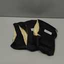 Langsprit Male Belly Bands for Dogs (Pack of 3) - High Absorbing Dog Wraps Male Washable - Reusable Dog Diapers (Black, Small)