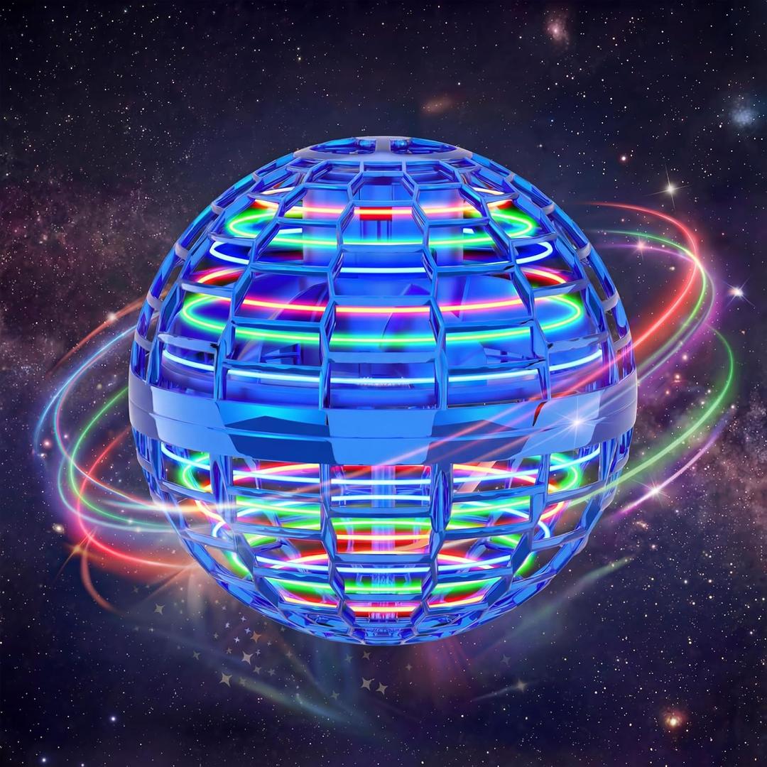 Flying Orb BallIndoor&Outdoor of Them Can Be Used Flying Toys for KidsColorful Stunts Boomerang BallBirthday for 6 7 8 9 10 11 12+ Year Old Boys Or GirlsBlue