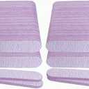 Nail Files (100 Pack), 3.6 Inches Emery Board Nail Files for Acrylic and Natural Nails, 100/180 Grit Small Double Sided Fingernail Filer Bulk Mini Professional Finger Nail Filer Manicure Set Gray