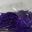 24 Pack Christmas Tree Ornaments - Artificial Flowers Glitter Berry Stems Christmas Floral Picks Branches for Xmas Tree Decorations Vase Filler Holiday Wedding Party Home Decor (Black)