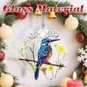 Bird Ornament, Stained Glass Christmas Decorations, Christmas Ornaments for Tree, Holiday Ornament, Gifts for Bird Lovers, Holiday Party Gifts, Gift Ideas & Xmas Gift