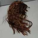 mdgfge Halloween Brown Mermaid Dreadlock Wig Long Wavy Curly Heat Resistant Wig Natural Synthetic Hair Little Mermaid Cosplay Wigs for Women Halloween Masquerade Party Supplies (26 inches)