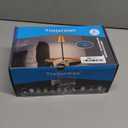 2-Pack Cordless Table Lamps - 5000mAh Rechargeable Battery Operated Desk Lamp, 3-Level Dimmable LED Night Light for Bedroom, Dining, Restaurant - Metal Design (Black 2-Pack)