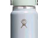 Hydro Flask Micro Bottle - Leak Proof Purse or Pocket Flask - Insulated Mini Water Bottle 6.7 Oz Glimmer Blue