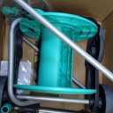 Garden Hose Reel Cart, Hold Up to 75-150 Ft of 5/8 Inch Hose, Water Hose Reel Cart with Wheels, Mobile Hose Reel Cart For Car Washing, Garden Watering, Outside Use