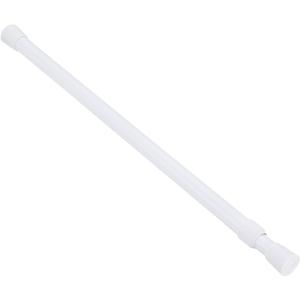 uxcell Tension Curtain Rod, Adjustable 39 to 75 inches, 0.75" Dia White Spring Tension Rod No Drilling Expandable Tension Rod for Doorway, Kitchen
