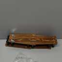 Accordion Wall Hanger, Wood Expandable Wall Mounted Hanger with 10 Hooks for Coats,Hats,Coffee Mug Ect,2 Packs Included,20 Pegs, Walnut Color,Retro Style