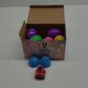 JOYIN 12 Pcs Easter Eggs Filled with Toy Cars, Colorful Prefilled Pull Back Construction Vehicle, and Race Car for Kids Boys Hunt, Basket Stuffers, Party Favors, Classroom Prize