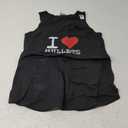 I Love Mullets I Heart Mullets Funny Redneck Mullet Tank Top (Small, Black)