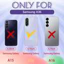 for Galaxy A36 5G Phone Case Women - Cute Girls Cover Girly Kawaii Aesthetic Unique Design Fashion Heavy Duty Protective Shockproof Military Grade Teens for Samsung Galaxy A36 5G Cases (Plaid)