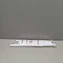 White Tension Curtain Rod for Windows 28 to 48 inch, Adjustable Expandable Pressure Spring Curtain Rod No Drilling, 7/8" Curtain Rod for Bedroom Doorway Closet Door