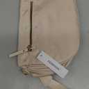 FEIBOON Spacious Nylon Crossbody Bag Bum Bag Handbags Wallets Purses Trendy Shoulder Bag for Women (beige)