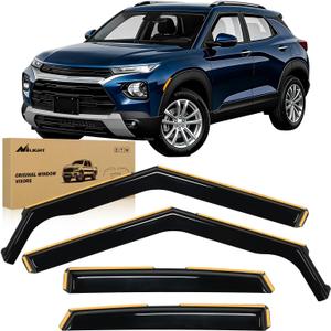 Nilight Durable in Channel Rain Guards for Chevrolet/Chevy Trailblazer 2021-2026 Window Deflectors,Anti-Rain Vent Window Visors-4pcs