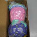 KMUYSL Baby Toys 0-6 6-12 Months, Sensory Music Animal Stuffed Toy for 0 1 2 3 4 5 6+ Months, Plush Toy with Crinkle and Rattles for Infant Newborn, Tummy Time Toys Gifts for 0-3-6-12 Month