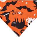 IFFEI Family Matching Halloween Pajamas Sets Long Sleeve 2 Piece Pjs Funny Sleepwear Jammies (Small, Orange)