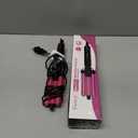 Farery Mini 3 Barrel Hair Waver - Portable Beach Wave Curling Iron for Short Hair, 1/2 Inch Ceramic Crimper with 3 Temp Settings & 30s Fast Heating, Dual Voltage Travel Hair Waver for Women, Pouch Bag