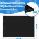 2 x Bar Mat - Premium 18"X12" Rubber Bar Mats for Countertop, Non-slip Dish Drying Pad & Bartender Mat with for Fast Drying, Ideal Bar Tools for Home Bar, Cocktail Set, And Kitchen Use(Black)