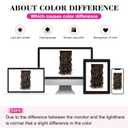 REECHO 20" 1-Pack 3/4 Full Head Curly Wave Clips in on Synthetic Hair Extensions HE008 Hairpieces for Women 5 Clips 4.5 Oz per Piece - Black brown