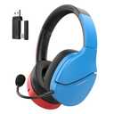 LETTON 2.4GHz Wireless Gaming Headset with Microphone - AI Noise Cancellation, Stereo Sound Bluetooth 5.0 Headset, 3.5mm Wired Mode, Headphones for PC, Computer, Laptop, PS5 (Classic)