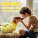 Dog Surgery Recovery Suit, Abdominal Surgical Suit for Male Female Dog Post Spay Neuter, Breathable Pet Onesie E-Collar & Cone Alternative, Surgery Shirt to Prevent Licking, Yellow, X-Large