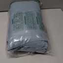 MIULEE Dusty Blue Linen Curtains 90 Inch Long 2 Panels for Bedroom Living Room, Soft Thick Linen Textured Window Drapes Semi Sheer Light Filtering Rod Pocket Back Tab Light Blue Burlap Look Decor